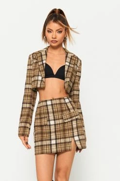 SOLADO High Waist Check Print Split Hem Mini Skirt -Solado Shop jpeg cf20449f 357f 4a4c a4ab 1fab86d7eb9a 1800x1800