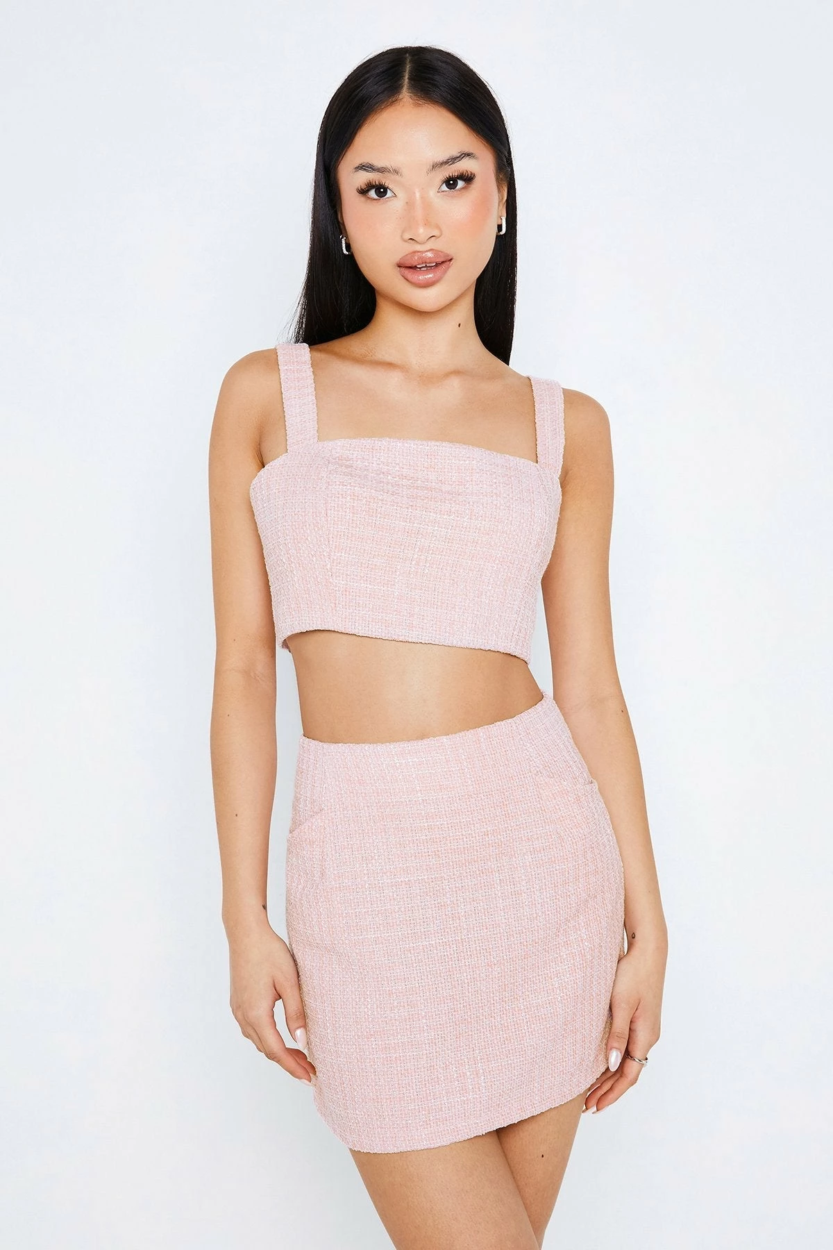 SOLADO Square Neck Tank Top & Dual Pocket Mini Skirt Set 2 SOLADO Square Neck Tank Top & Dual Pocket Mini Skirt Set - Image 2