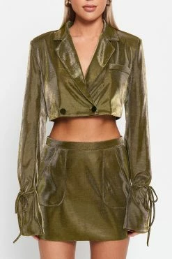 SOLADO Plunging Neck Tie Sleeve Sheen Crop Coat 12 SOLADO Plunging Neck Tie Sleeve Sheen Crop Coat -Solado Shop jpeg d235b0d2 12be 48c4 b908 baa1524a1b88 1800x1800