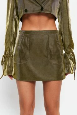 SOLADO High Waist Dual Pocket Sheen Mini Skirt 12 SOLADO High Waist Dual Pocket Sheen Mini Skirt -Solado Shop jpeg da720f13 fda1 455a 8cac bcb058c9f36b 1800x1800