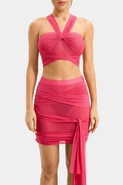 Solado Mesh Cross Backless Crop Top & Tie Detail Skirt Set 12 Solado Mesh Cross Backless Crop Top & Tie Detail Skirt Set -Solado Shop jpeg daf20691 544e 4027 a88c ce5345d86d20 1800x1800