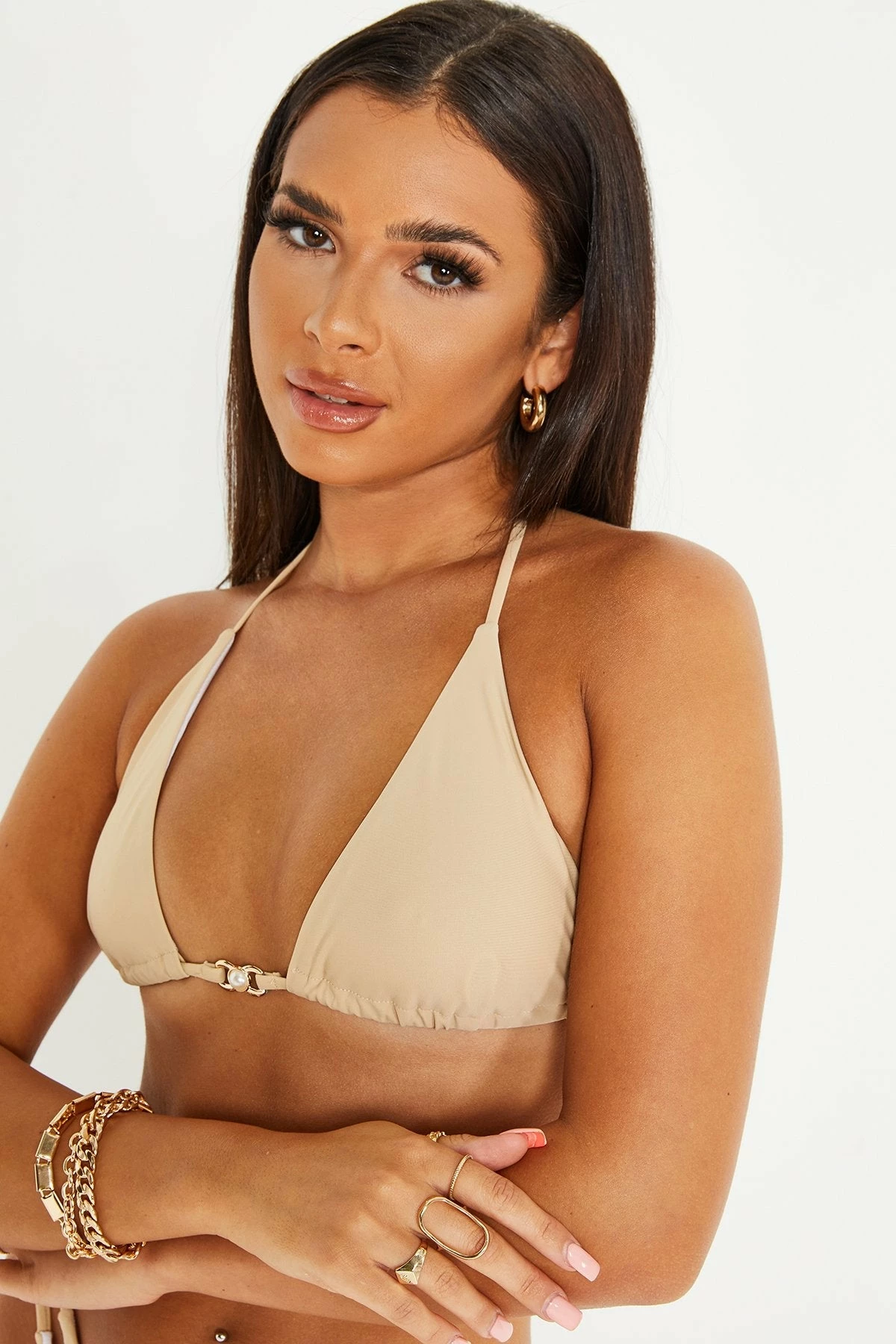Solado Halter Neck Cut Out Tie Back Bikini Swimsuit 5 Solado Halter Neck Cut Out Tie Back Bikini Swimsuit - Image 5