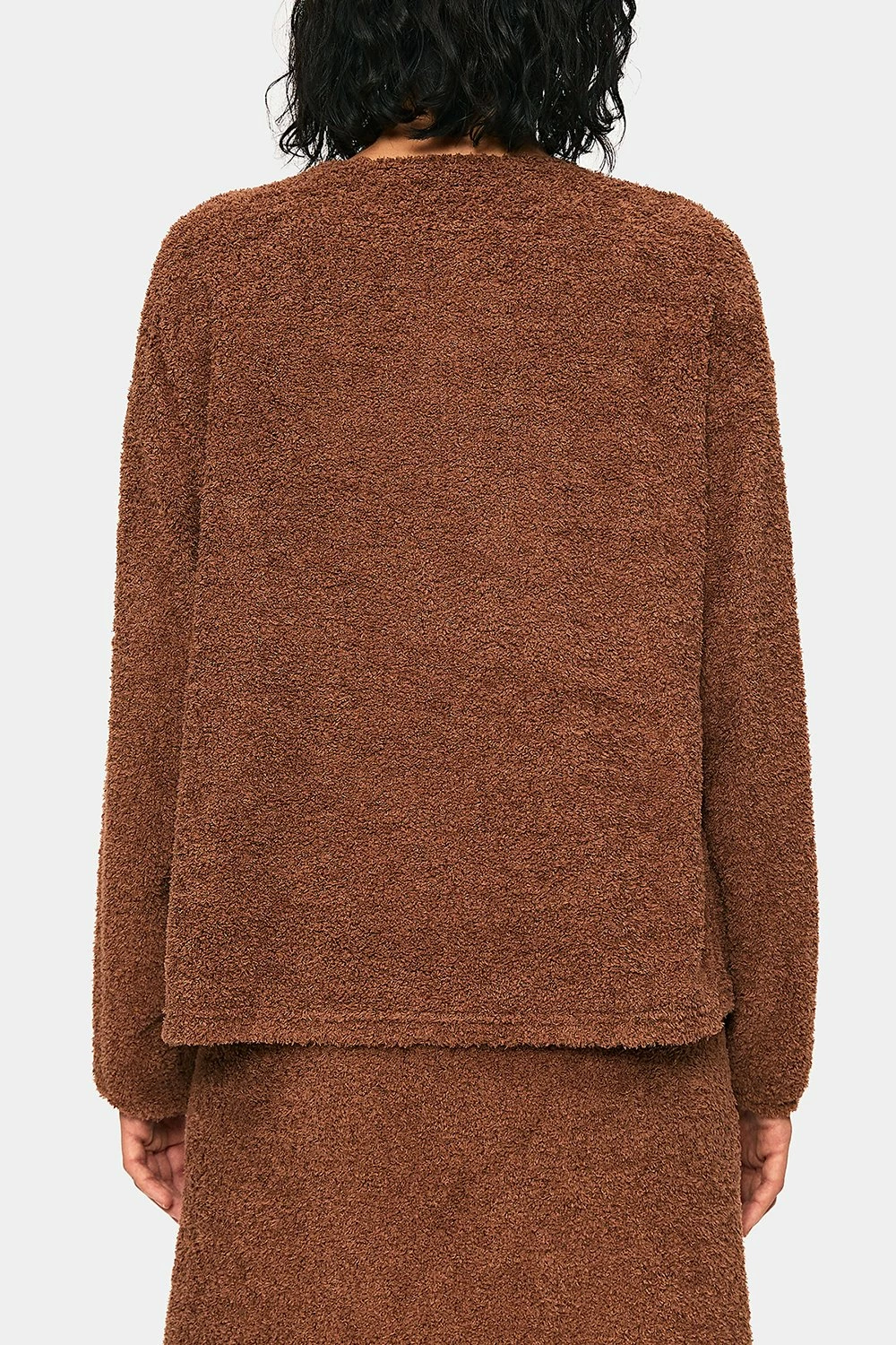 SOLADO Fuzzy Drop Shoulder Long Sleeve Top 7 SOLADO Fuzzy Drop Shoulder Long Sleeve Top - Image 7