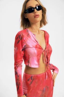 Solado Tie Front Long Sleeve Top & Abstract Print Skirt Set 10 Solado Tie Front Long Sleeve Top & Abstract Print Skirt Set -Solado Shop jpeg ebbcf765 6c38 4534 b345 6da2c4e001ac 1800x1800