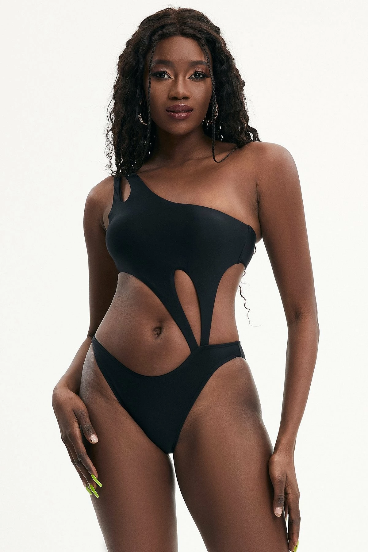 Solado One Shoulder Cut Out Backless One-piece Swimsuit 4 Solado One Shoulder Cut Out Backless One-piece Swimsuit - Image 4