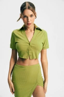 Solado Lapel Neck Short Sleeve Top & Split Hem Knitted Skirt Set -Solado Shop jpeg f22c30a9 3fdf 4477 8624 b7ddae826fbc 1800x1800