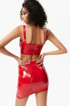 Solado Hanky Hem Corset Top & Vinyl Bodycon Skirt Set 6 Solado Hanky Hem Corset Top & Vinyl Bodycon Skirt Set -Solado Shop jpeg f8d42659 8522 4b51 b787 b74ce044305c 1800x1800