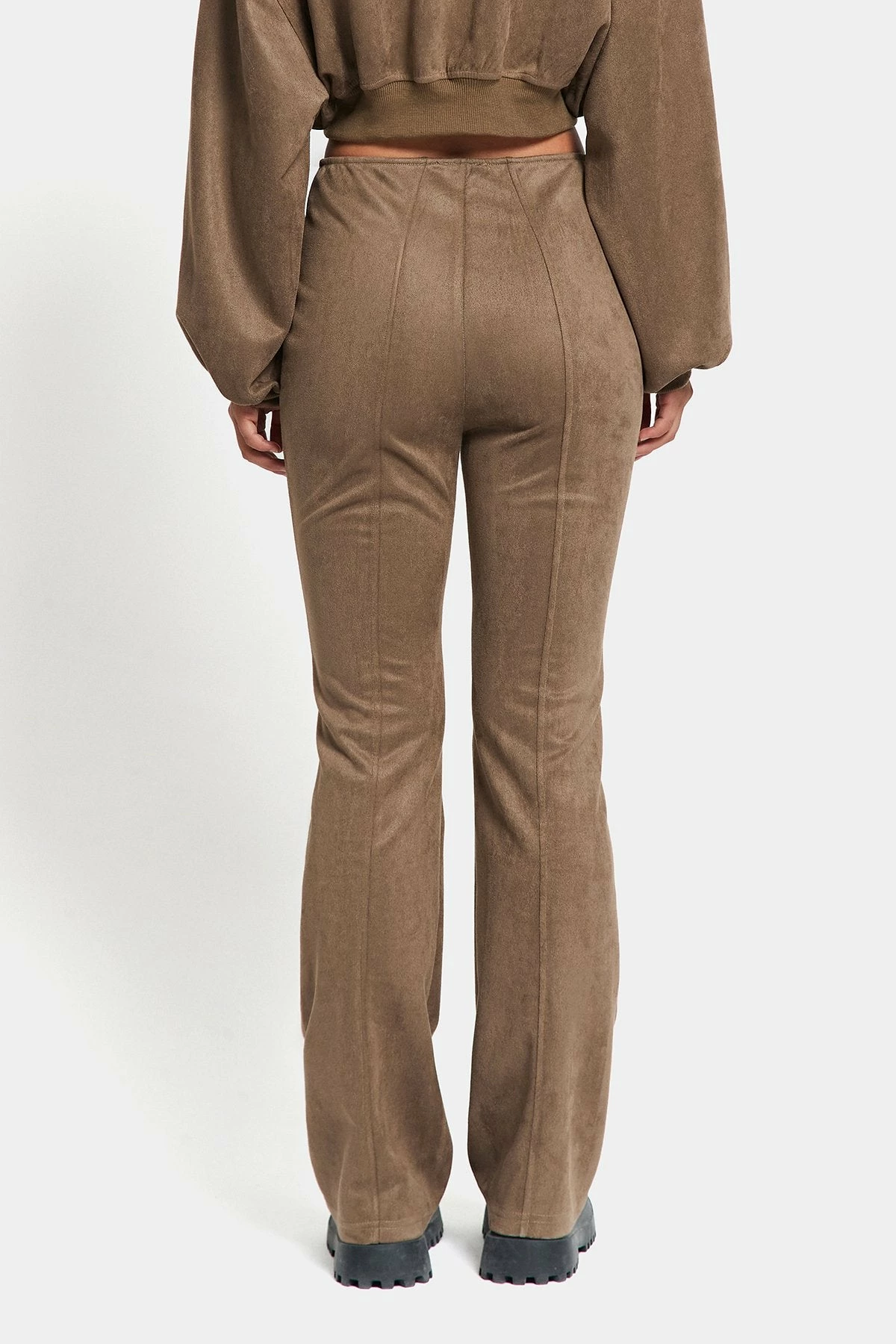 SOLADO Low Waist Seam Detail Solid Straight Pants 7 SOLADO Low Waist Seam Detail Solid Straight Pants - Image 7