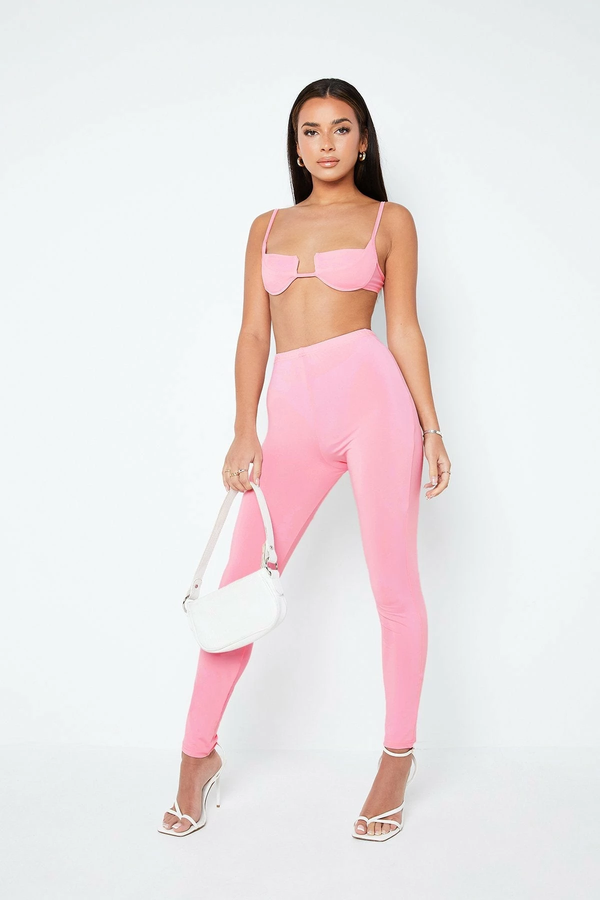 Solado Splicing Underwire Corset Top & High Waist Leggings Set 1 Solado Splicing Underwire Corset Top & High Waist Leggings Set