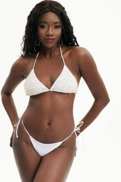 Solado Pearl Detail Halter Neck Bikini Swimsuit