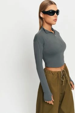 SOLADO Half Zipper Thumb Hole Long Sleeve Crop Top 9 SOLADO Half Zipper Thumb Hole Long Sleeve Crop Top -Solado Shop jpeg fe938098 aea7 49a8 8282 a4a9fef97549 1800x1800